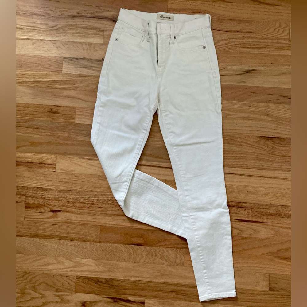 Madewell High Rise Skinny Jean - White